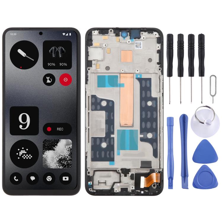 Écran LCD numériseur d'origine pour téléphone CMF 1 A015, ensemble complet avec cadre, à vendre gratuitement, For Nothing CMF Phone 1 A015(OLED)