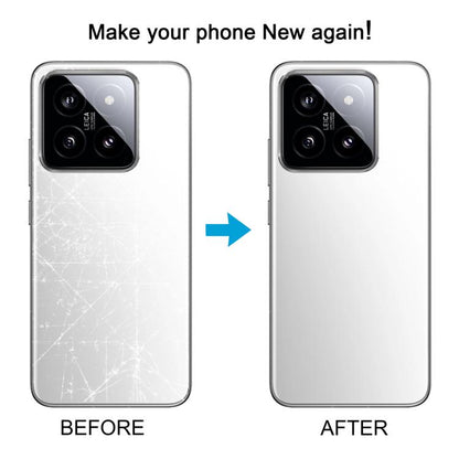 Coque arrière de batterie OEM pour Xiaomi 14 avec cadre d'objectif de caméra, For Xiaomi 14(with Camera Lens)