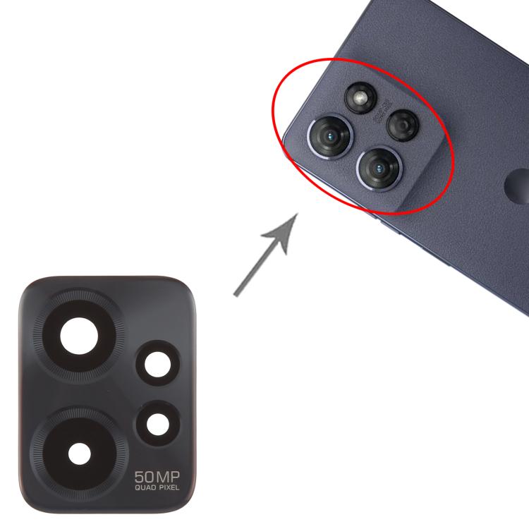 Objectif de caméra arrière d'origine (10 pièces) pour Motorola Moto G Power 5G / G Power 2023, For Motorola Moto G Power 2023(Original)