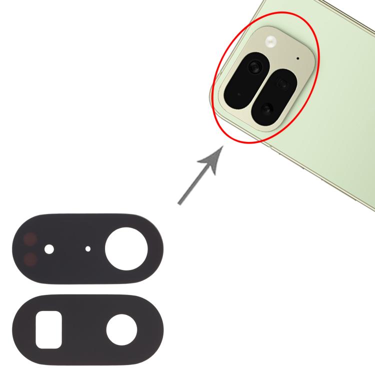 Objectif de caméra arrière pour Google Pixel 10 Pro Fold (10 pièces), For Google Pixel 10 Pro Fold