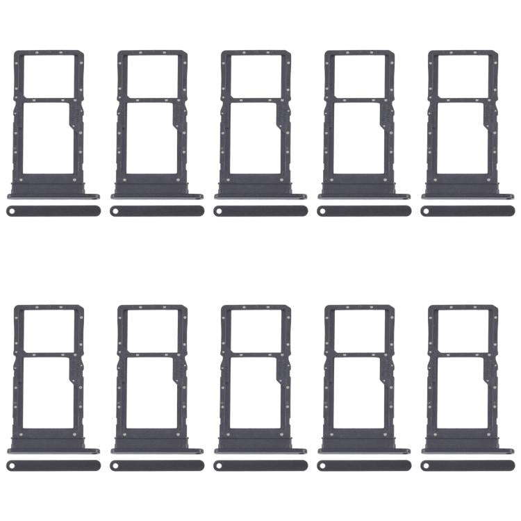 For Honor Play6T - Lot de 10 plateaux pour carte SIM d'origine + plateau pour carte SIM / carte microSD, For Honor Play6T(10pcs Original)