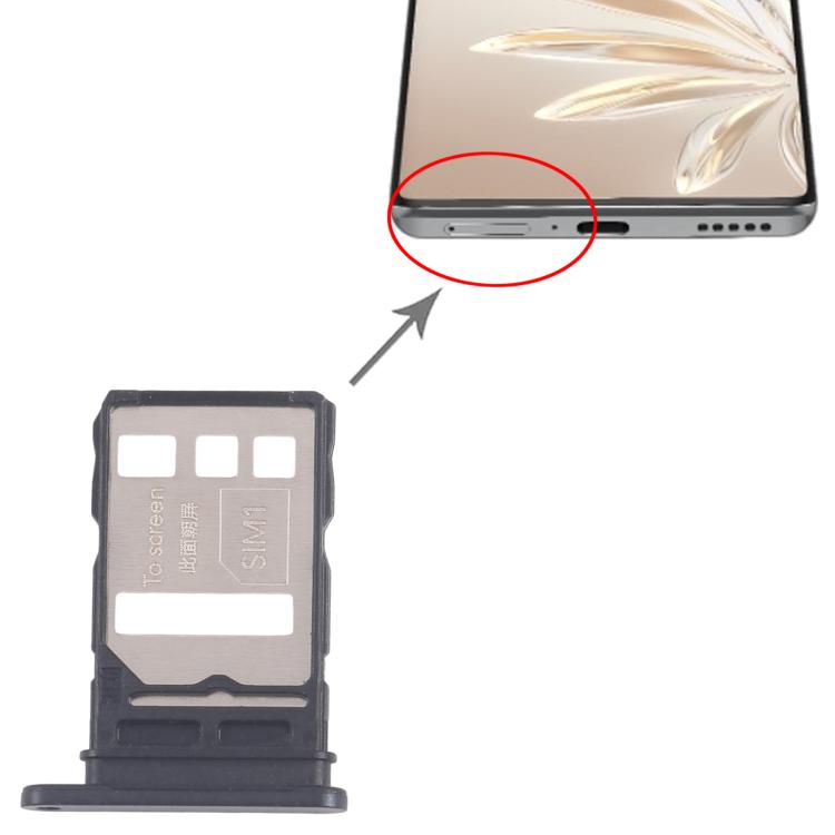Tiroir de carte SIM d'origine pour For Honor 70 + Tiroir de carte SIM, For Honor 70(10pcs Original)