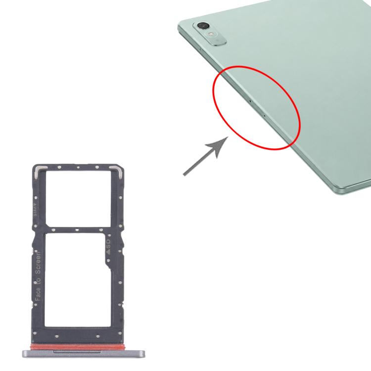 Tiroir pour carte SIM + tiroir pour carte microSD pour Lenovo XiaoXin Pad 2024 / Tab M1 K11 TB330 TB330FU TB330XU, For Lenovo XiaoXin Pad 2024 / Tab M11 / K11(4G Version)