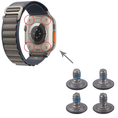 Kit de vis pour le couvercle inférieur de l'Apple Watch Ultra 3 / Ultra 2 49 mm, For Apple Watch Ultra 3 / Ultra 2 49mm