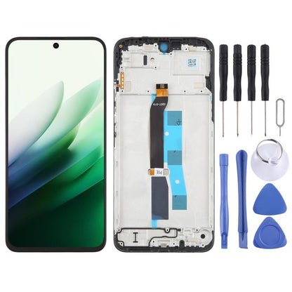 Écran LCD d'origine pour Redmi 15 4G, numériseur complet avec cadre, For Redmi 15 4G(Original)