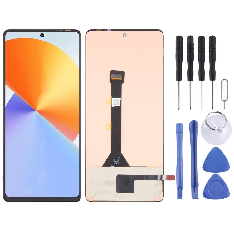 Écran OLED LCD d'origine avec numériseur et ensemble complet pour Infinix Note 30 VIP X6710, For Infinix Note 30 VIP(Original)