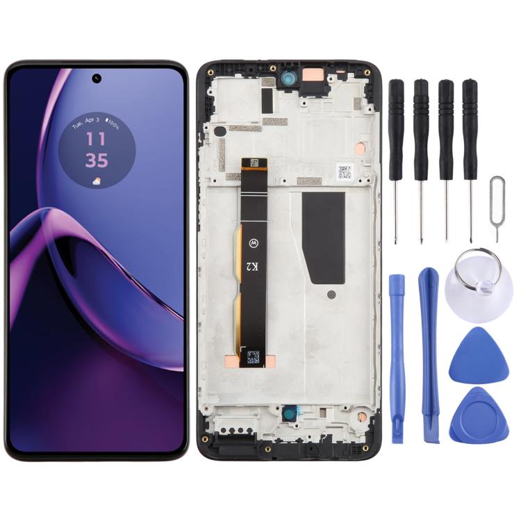 Écran LCD d'origine complet avec cadre pour Motorola Moto G84 5G, For Motorola Moto G84 5G(Original)
