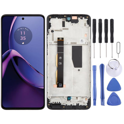 Écran LCD d'origine complet avec cadre pour Motorola Moto G84 5G, For Motorola Moto G84 5G(Original)