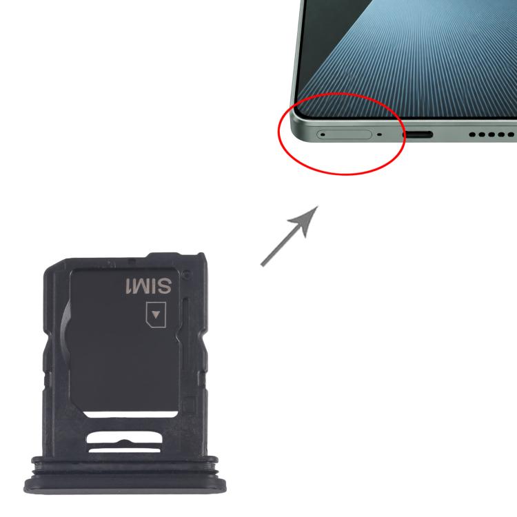 Tiroir de carte SIM d'origine pour Sony Xperia 1 VII + Tiroir pour carte SIM / carte microSD, For Sony Xperia 1 VII(Original,Dual SIM)