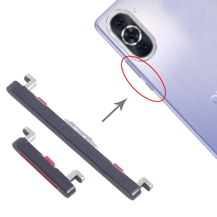 Pour Huawei nova 10 Pro : 10 paires de boutons d'alimentation et de contrôle du volume, For Huawei nova 10 Pro(Original)