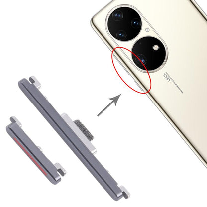 Boutons d'alimentation et de contrôle du volume d'origine pour Huawei P50 Pro (10 paires), For Huawei P50 Pro(Original)