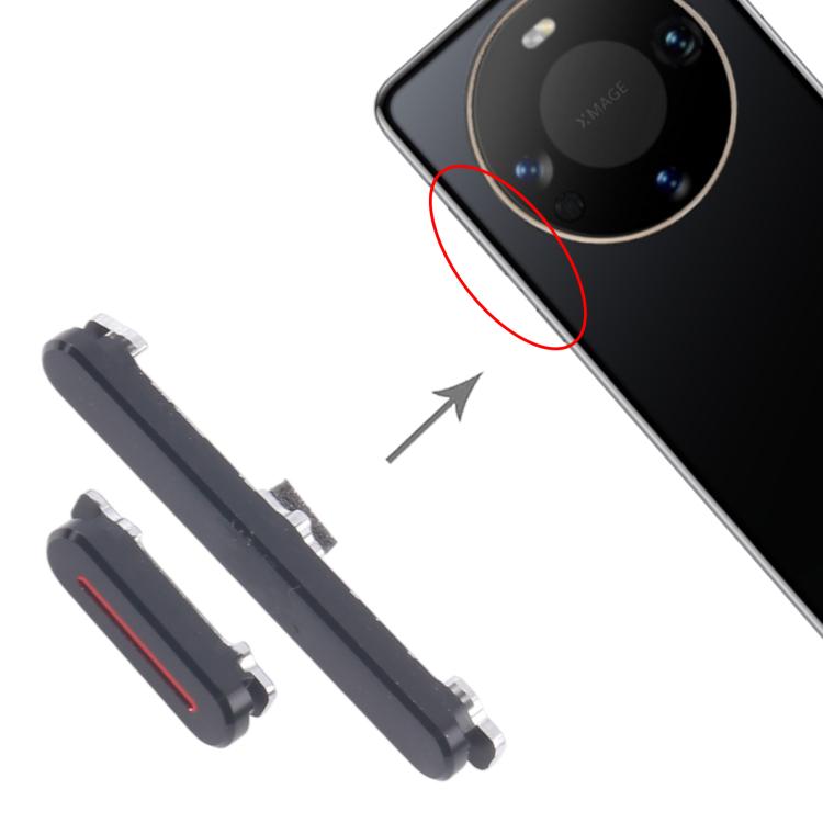 Boutons d'alimentation et de contrôle du volume d'origine pour Huawei Mate 60 Pro (10 paires), For Huawei Mate 60 Pro(Original)