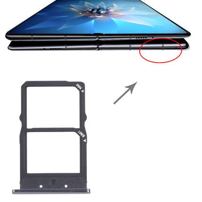 Pour Huawei Mate X2 : 10 plateaux pour carte SIM d'origine + plateau pour carte NM, For Huawei Mate X2(Original)