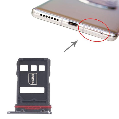 Tiroir de carte SIM d'origine + tiroir pour carte NM pour Huawei Mate 40 Pro, For Huawei Mate 40 Pro(Original)