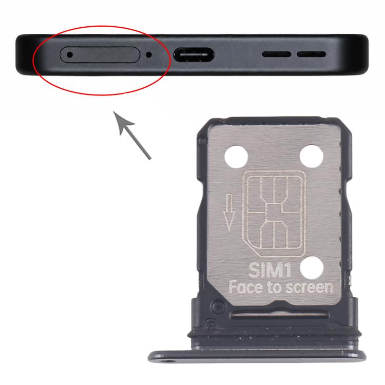 Tiroir pour carte SIM + tiroir pour carte SIM pour OnePlus Ace 5 Pro, For OnePlus Ace 5 Pro