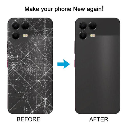 Coque arrière en plastique avec cadre pour appareil photo pour T-Mobile Revvl 8 Pro, For T-Mobile Revvl 8 Pro