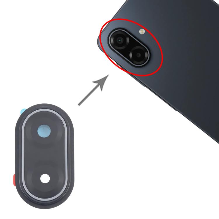 Cache-objectif pour caméra arrière (lot de 10) pour Samsung Galaxy A07 5G SM-A076B, For Samsung Galaxy A07 5G