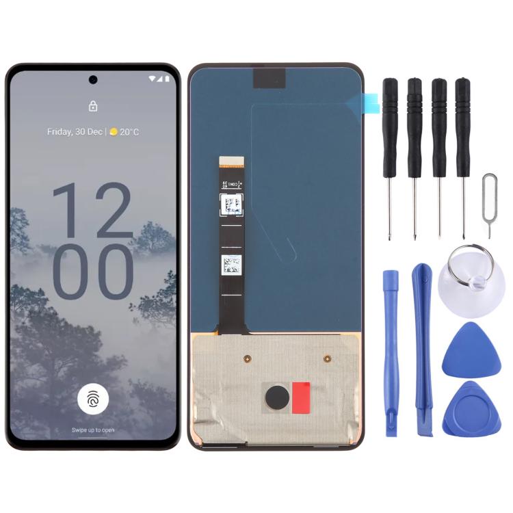 Écran LCD d'origine avec numériseur et ensemble complet pour Nokia X30 TA-1450 TA-1443, For Nokia X30(Original)