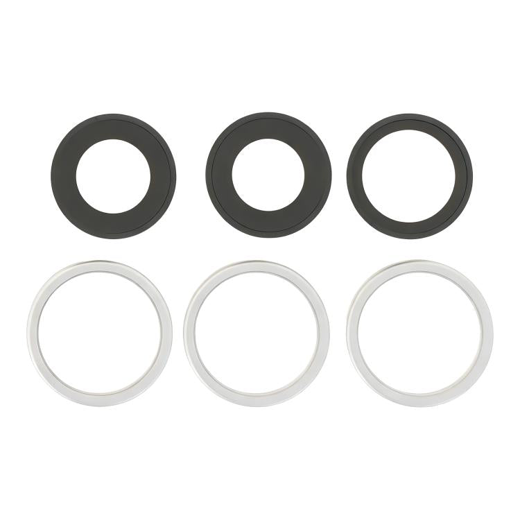 Kit de lentille en verre avec anneau métallique pour caméra arrière iPhone 17 Pro Max / 17 Pro, For iPhone 17 Pro / 17 Pro Max