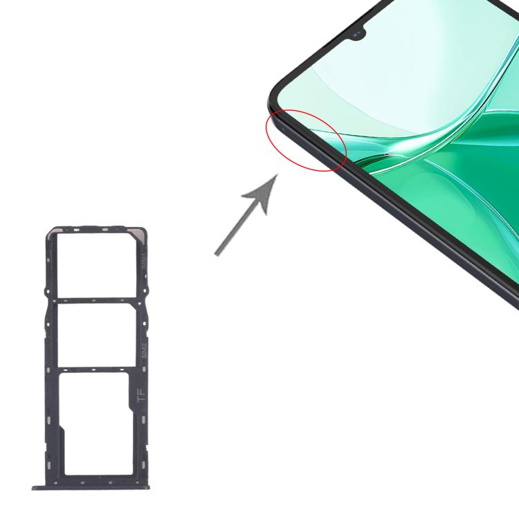 Pour ZTE Blade A35 Z2453 : Tiroir pour carte SIM + Tiroir pour carte microSD, For ZTE Blade A35(Original)