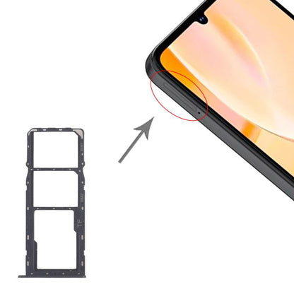 Pour ZTE Blade A55 Z2450 : Tiroir pour carte SIM + Tiroir pour carte microSD, For ZTE Blade A55(Original)