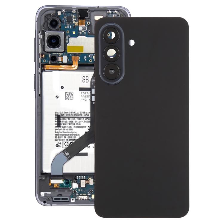 Cache arrière de batterie OEM avec cadre d'objectif pour Galaxy A37 SM-A376B, For Samsung Galaxy A37(with Camera Lens Frame)