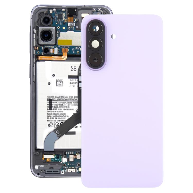 Cache arrière de batterie OEM avec cadre d'objectif pour Galaxy A37 SM-A376B, For Samsung Galaxy A37(with Camera Lens Frame)