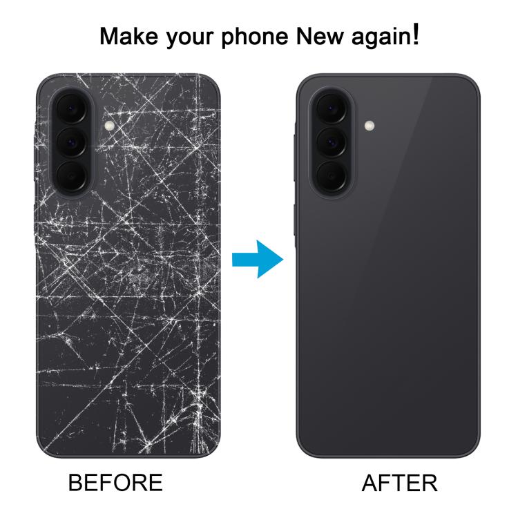 Cache arrière de batterie OEM avec cadre d'objectif pour Galaxy A37 SM-A376B, For Samsung Galaxy A37(with Camera Lens Frame)