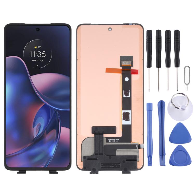 Écran OLED LCD d'origine avec numériseur (assemblage complet) pour Motorola Edge 2022, For Motorola Edge 2022(Original)