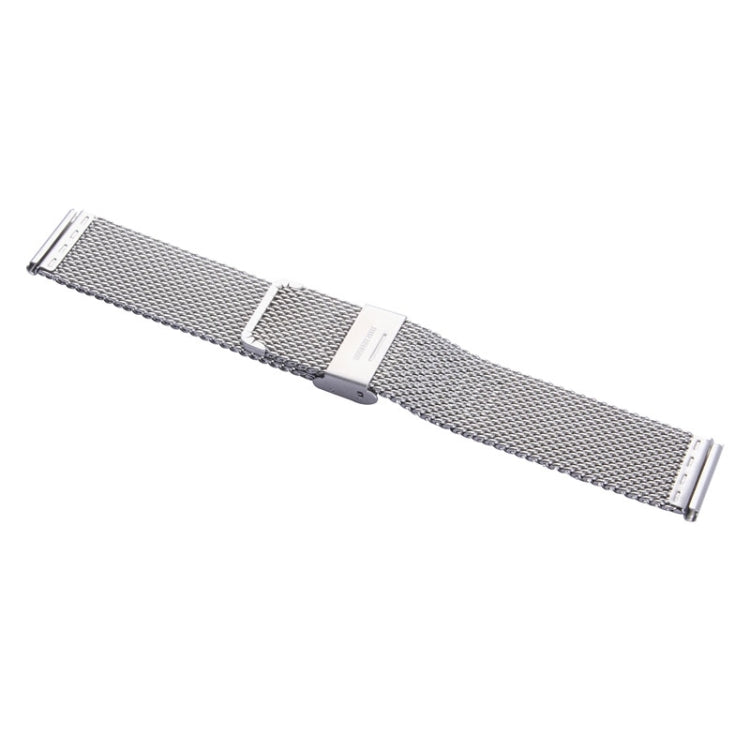 Pour Apple Watch 38 mm Bracelet de montre en acier inoxydable à boucle classique milanaise, utilisé uniquement en conjonction avec des connecteurs (S-AW-3291)