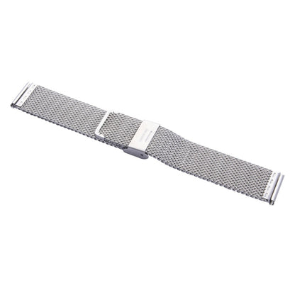 Pour Apple Watch 38 mm Bracelet de montre en acier inoxydable à boucle classique milanaise, utilisé uniquement en conjonction avec des connecteurs (S-AW-3291)