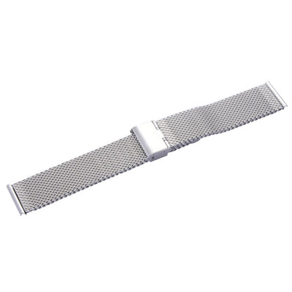 Pour Apple Watch 38 mm Bracelet de montre en acier inoxydable à boucle classique milanaise, utilisé uniquement en conjonction avec des connecteurs (S-AW-3291)