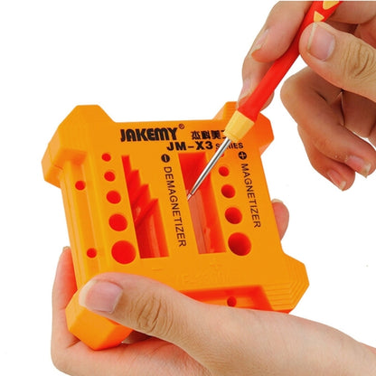 JAKEMY JM-X3 Magnétiseur/Démagnétiseur avec trous de tournevis, taille : Grand