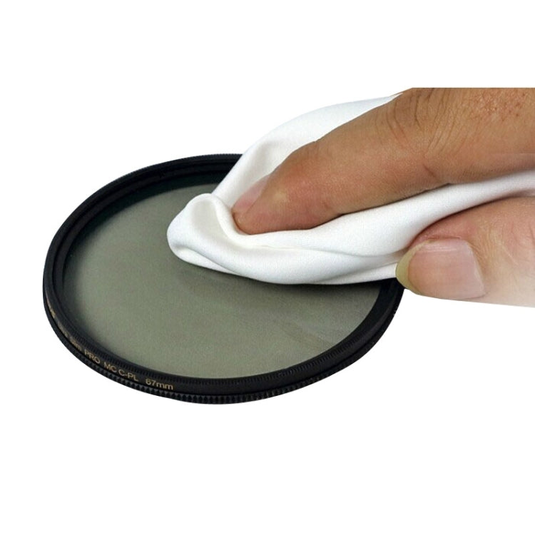 100 pièces 9.8x9.8 cm chiffon de nettoyage spécialisé pour lentilles d'écran LCD pour appareil photo/téléphone portable