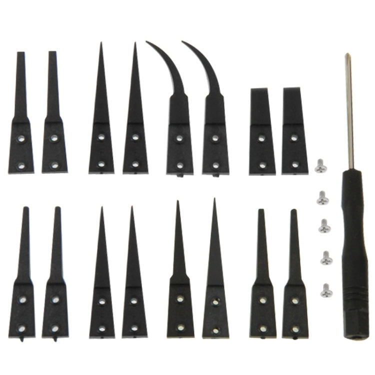 Pincettes antistatiques remplaçables 9 en 1 avec tournevis cruciforme