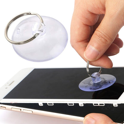 Ventouse avec porte-clés en métal pour le retrait de l'écran LCD du téléphone portable, outils de réparation d'ouverture