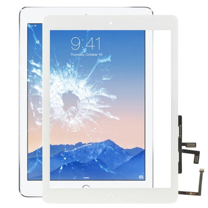 Bouton de contrôleur + bouton de touche d'accueil, câble flexible à membrane PCB + adhésif d'installation pour panneau tactile, panneau tactile pour iPad Air/iPad 5
