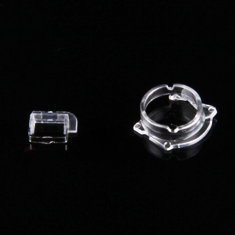 Cadre d'objectif d'appareil photo en plastique transparent, 100 pièces, pour iPhone 5, 5S et 5C