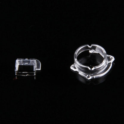 Cadre d'objectif d'appareil photo en plastique transparent, 100 pièces, pour iPhone 5, 5S et 5C