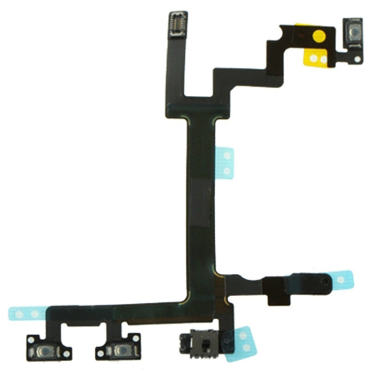 Câble flexible de commutation d'origine (volume du bouton d'alimentation et clavier de commutation silencieux) pour iPhone 5
