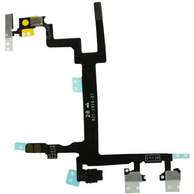 Câble flexible de commutation d'origine (volume du bouton d'alimentation et clavier de commutation silencieux) pour iPhone 5