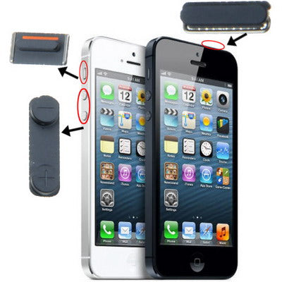 3 en 1 pour iPhone 5 (Bouton Muet + Bouton Alimentation + Bouton Volume)