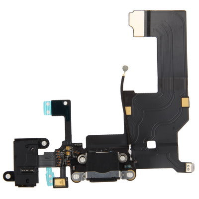 Câble flexible de chargeur de connecteur de queue d'origine + câble flexible de ruban de prise Audio de casque pour iPhone 5