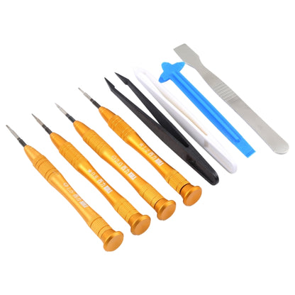 Jeu de tournevis professionnels polyvalents 8 en 1 (tiges de démontage + pinces + tournevis) pour téléphone portable