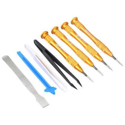 Jeu de tournevis professionnels polyvalents 8 en 1 (tiges de démontage + pinces + tournevis) pour téléphone portable