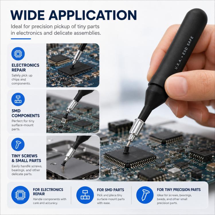 Stylo d'aspiration sous vide antistatique de haute qualité/sélecteur de composants IC