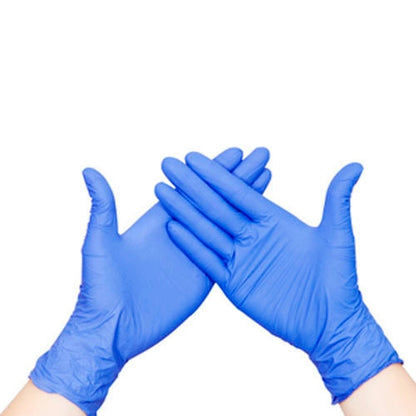 100 PCS AMMEX Gants jetables durables en caoutchouc nitrile