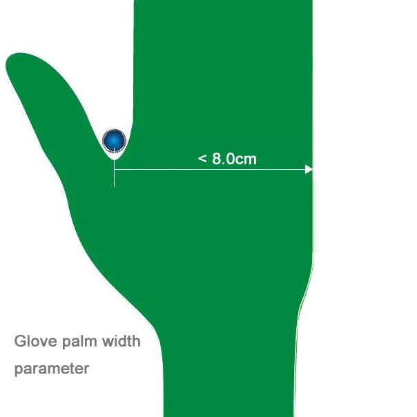 100 PCS AMMEX Gants jetables durables en caoutchouc nitrile