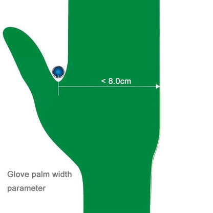 100 PCS AMMEX Gants jetables durables en caoutchouc nitrile