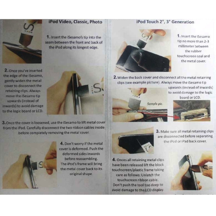 Outil de réparation d'ouverture de lame fine pour téléphone intelligent et tablette